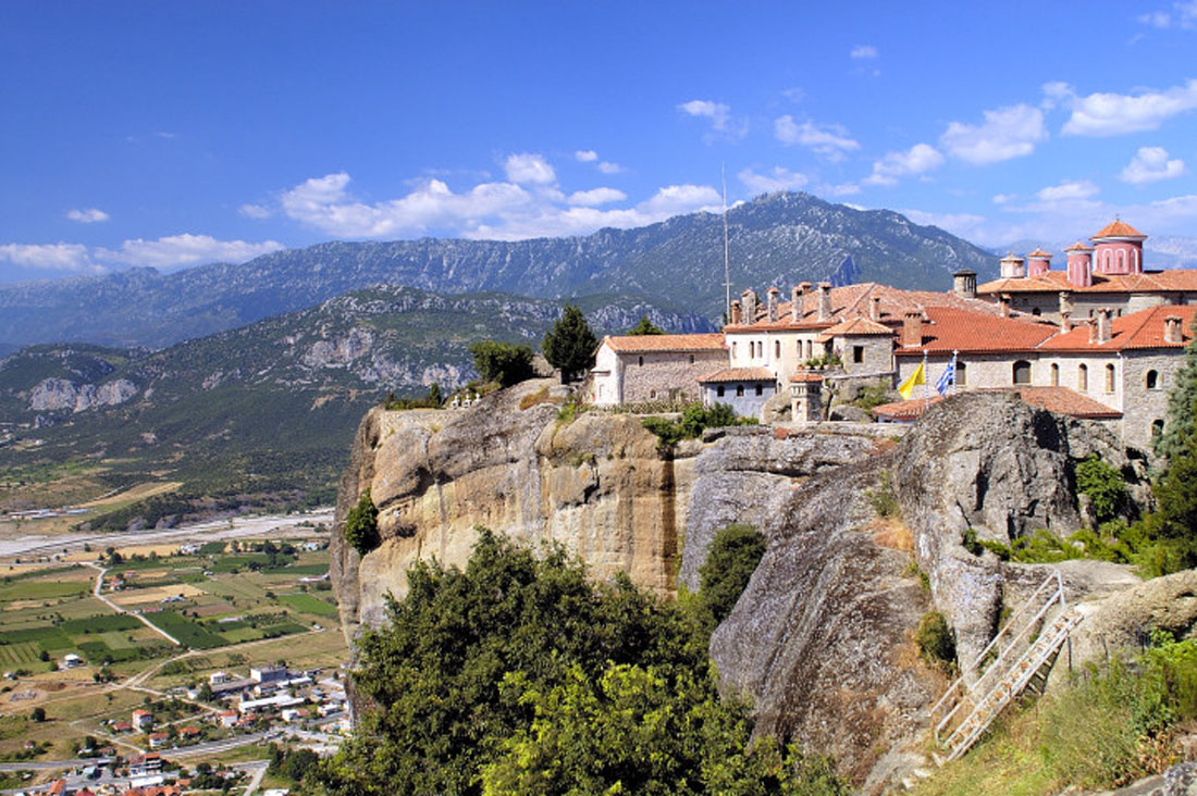 Meteora - De kloosters zijn ook vanaf Pilion te bezoeken.