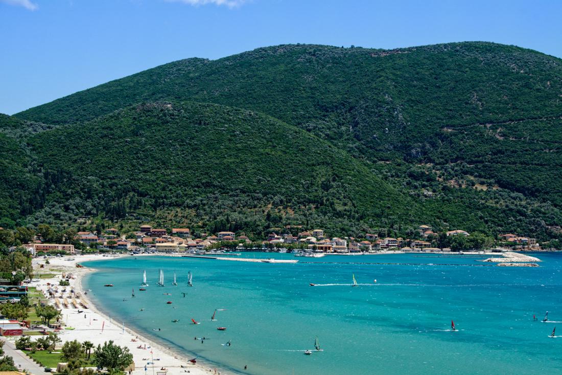 Het strand van Vasiliki