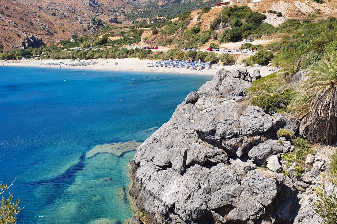 Het strand van Souda